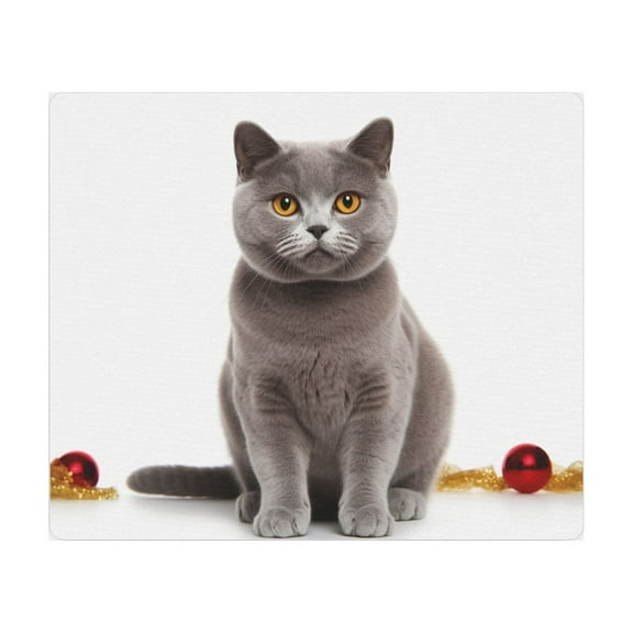 DistinctInk Mouse Pad - 1/4" Foam Rubber - Chartreux Cat