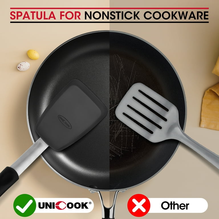 Round Spatula  Premium FDA and LFGB Certified Silicone Cookware