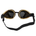 thumbnail image 4 of Vintage Goggles Gafas de Sol Deportivas Casco Steampunk Gafas para Exteriores Motocross Racer Goggles para ni?os Hombres Mujeres(Bronce) EOTVIA NO, 4 of 6