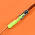thumbnail image 5 of TRUNZI Water‑Resistant Jackets for Men Zip Up Long Sleeves Stand Collar Lightweight Elastic Cuff Windbreaker Casual Outerwear with Zipper Pockets,Orange,Size L, 5 of 9