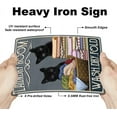 thumbnail image 3 of Black Cat Metal Tin Sign Vintage Laundry Room Wash Dry Fold Retro Metal Poster Country Art Sign Office Home Decor Farmhouse Funny Washroom Decor Gift DIY, 3 of 8