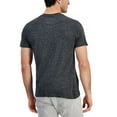 thumbnail image 2 of Alfani Mens Ribbed Collar Basic T-Shirt, Black, XX-Large, 2 of 3