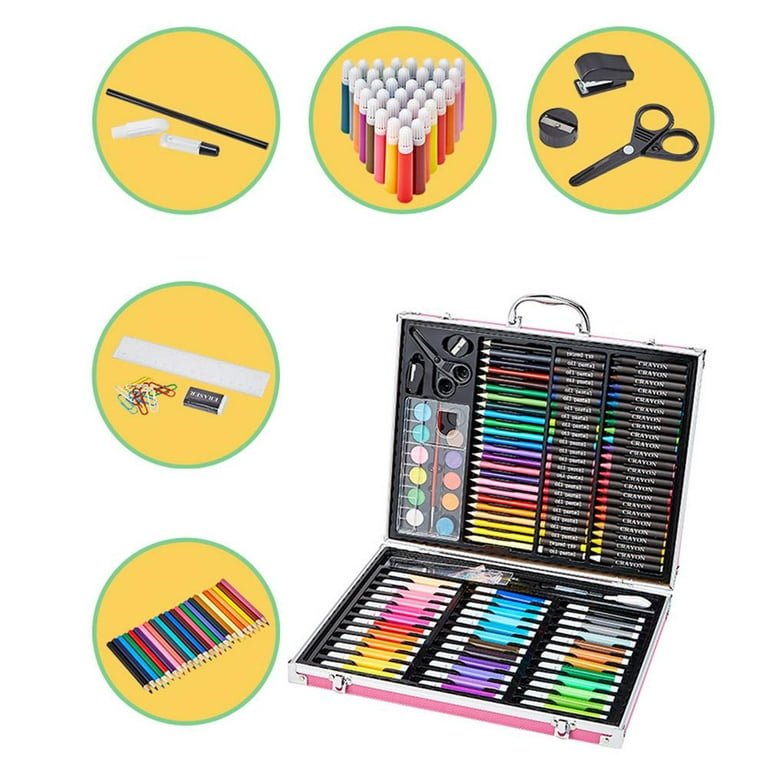 IMSHIE Kids Artist Drawing Kit - Colored Painting Case Kit, Drawing Art  Tool Set, Portable Art Drawing Supplies with Oil Pastels, Crayons, Colored  Pencils, Suitable for Beginners, Kids, masterly 