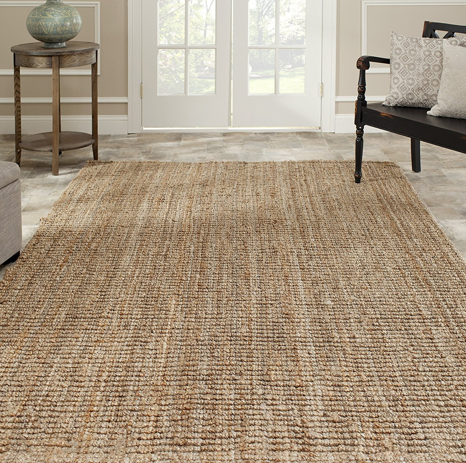 Natural Fiber Collection Nf447k Hand Woven Grey And Jute Natural Fiber Collection Nf447k Hand Woven Grey And Jute Area Rug 2 6 X 4 Beautifully Textured Handwoven Of Thick Sustainable
