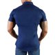 thumbnail image 3 of Sunloudy Camisa casual para hombre, color sólido, manga corta, cuello de solapa, ajuste delgado, tops de ocio con botones Sunloudy moda, 3 of 6