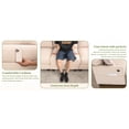 thumbnail image 2 of Large Beige Linen Sectional Sofa | 6-Seater Modular Corner Sofa with Storage Ottoman & USB Ports | Modern Living Room Seating, 2 of 14
