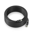 thumbnail image 1 of Ethernet Cable 100 ft CAT6 High Speed Internet Network LAN Patch Cable Cord (100 feet, Black), 1 of 5