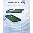 thumbnail image 4 of [3 in 1 for Samsung Galaxy S21 FE 5G Case, with Screen Protector, [Upgraded Enhanced Camera Protection][Microfiber Lining] Shockproof Liquid Silicone Phone Case. (Alpine Green), 4 of 6