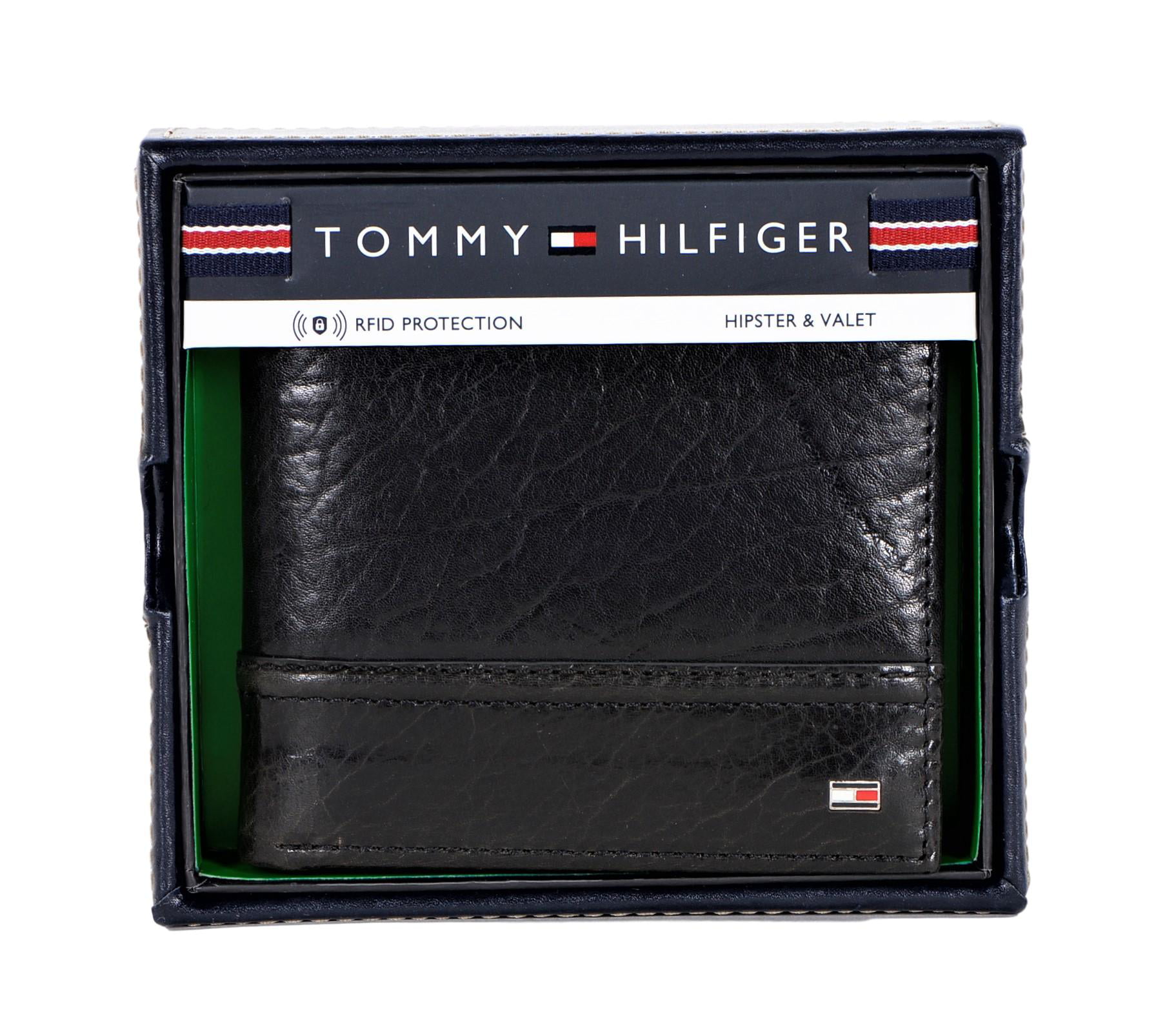 Tommy Hilfiger - Tommy Hilfiger Mens Rfid Leather Hipster Bifold Wallet Black - literacybasics.ca ...
