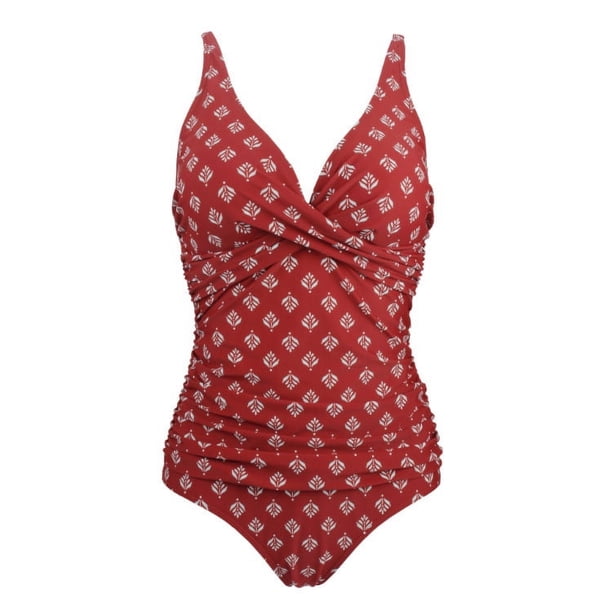 Traje de baño de una pieza de triángulo con pliegues que cubre el vientre para mujer Traje de baño de una pieza de mujer con escote en V profundo, tirantes sexys, sin espalda y ajustable