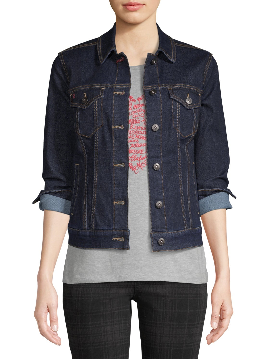 ellen jean jacket walmart