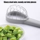 thumbnail image 4 of Juego de herramientas 3 en 1 para aguacate y kiwi | Descorazonador, pelador, cortador en cubitos y rebanador | Utensilio de cocina de acero inoxidable para guacamole y ensalada de frutas |, 4 of 9