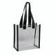 thumbnail image 1 of Bolso de mano de PVC transparente, ligero, con asa superior, para compras, K9, 1 of 1