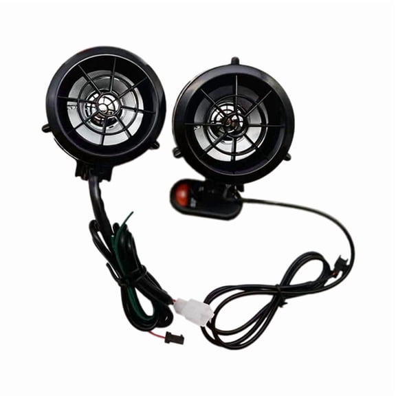 Motorcycle Sound System Colorful Flashing Lights Bluetooth MP3 FM Radio Player Stereo Speakers Music Amplifier