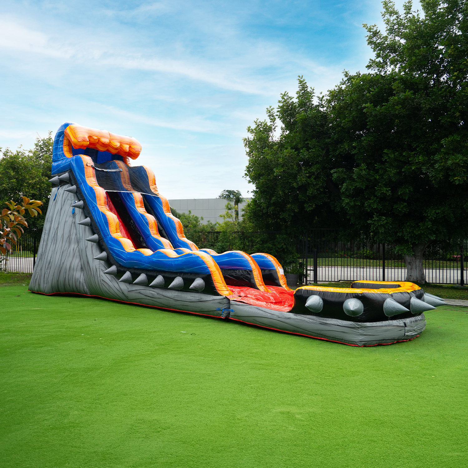 JumpOrange Rocker 19 ft Commercial Grade Inflatable Water Slide with Pool (with Blower)