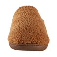 thumbnail image 4 of OoohGeez Men's Cozy Sherpa Slip On Slippers, Fuzzy Outdoor Shoes, Sundown, L, 4 of 5