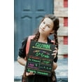 thumbnail image 5 of Reusable First & Last Day of School Chalkboard Sign. Photo Prop Board, Black w/color print - 12 x 10 rectangle set of 2, 5 of 7
