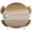 Brown, variant on Round Table Cover 45-54 Inch Pink Gray Waterproof Reusable Table Cloth Round Fitted Vinyl Tablecloth with Elastic Edged for Parties Outdoors, Vintage Country Gradient Wooden Plank Line