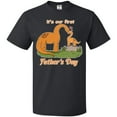 thumbnail image 3 of Inktastic It's Our 1st Father's Day Brontosaurus Family T-Shirt, 3 of 5