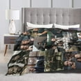 thumbnail image 4 of Rick Grimes Fleece Blanket Throw Blanket for Couch - Cozy Luxury Bed Blanket Microfiber and Throws for Sofa, 4 of 6