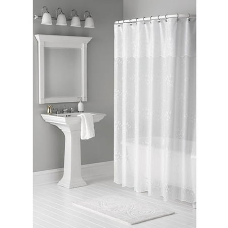 Darling Lace Fabric Shower Curtain