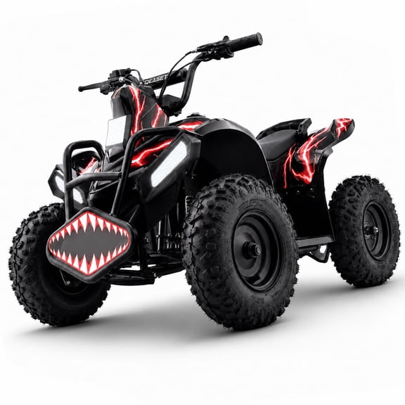 QEASET A01 ATV, 39cc, Shark Inspired, Pull rope to start, Matched Suspension, Speed limiter, Purple1