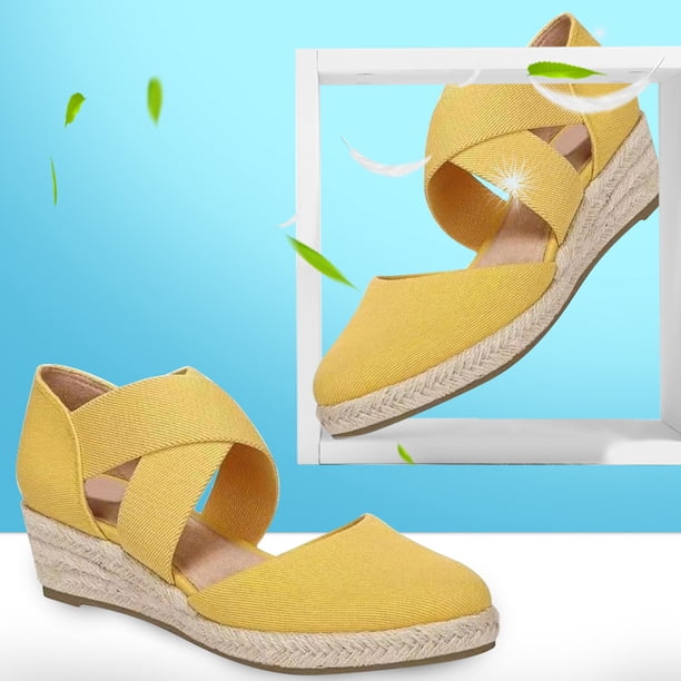 Summer Slope Cuerda de cáñamo Sandalias de gran tamaño Banda elástica Zapatos de pescador Wmkox8yii sa1738