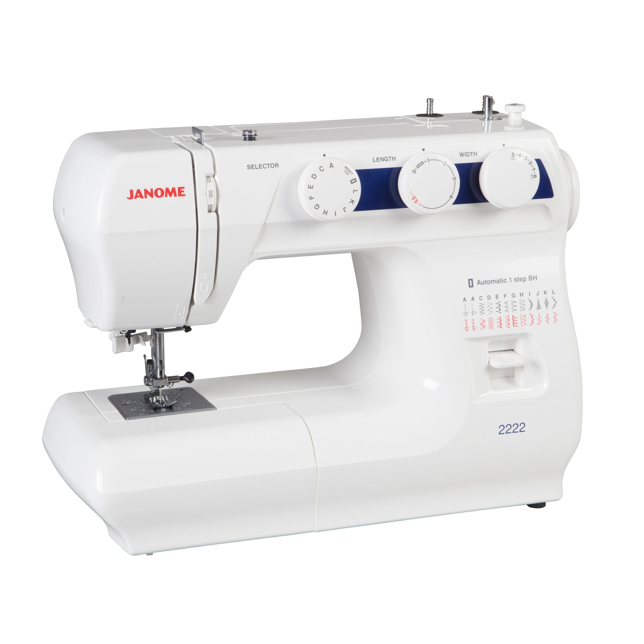 Janome 2222 Mechanical and Portable Sewing Machine - Walmart.com