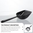thumbnail image 6 of cat litter shovel kitten poop dog sifter scoop portable pooper scooper lifter sifting 2 pcs, 6 of 6