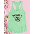 thumbnail image 3 of Mother's Day Flower Doodle Racerback Tank Women -Image by Shutterstock, Female x-Small, 3 of 4