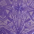 thumbnail image 3 of Zelouf Mariana Placement Sequin  , Sewing, DIY, Crafts Fabric by the Yard, Wisteria, 1 Yard, 3 of 3