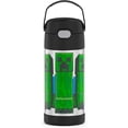 thumbnail image 1 of Botella de acero inoxidable THERMOS FUNTAINER 12 onzas con pajita aislante al vacío para niños, 1 of 3