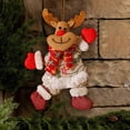 thumbnail image 4 of ¡Última Oportunidad de Ahorro!, Colgante de tela navideña Figura de Papá Noel Colgante pequeño Adorno para árbol de Navidad Arreglo de accesorios de decoración Akmoler, 4 of 8