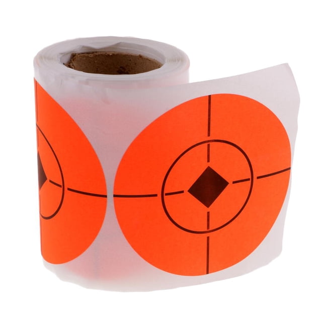 100pcs 7.5 Diámetro Autoadhesivo Objetivo de Tiro Etiqueta de Objetivo de L: 100 piezas shamjiam Objetivo de papel de tiro