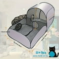 thumbnail image 5 of Portable Pet Playpen with Surround Tunnel, 2-Linked-Enclosed Areas Outdoor Cat Enclosure, Outdoor/Indoor Cat Playpen with Breathable Soft Sides, Cat Tent for Small Animals, 5 of 7