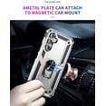 thumbnail image 3 of Grade Drop Impact for Samsung Galaxy A54 5G Case 360 Metal Rotating Ring Kickstand Holder  Heavy Duty Shockproof Case for Galaxy A54 5G Phone Case (Silver), 3 of 14