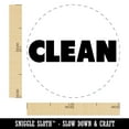 thumbnail image 2 of Clean Bold Text Self-Inking Rubber Stamp Ink Stamper - Pink Ink - Medium 1 Inch, 2 of 7