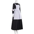thumbnail image 2 of Women's Florence Nightingale Dress Adult Civil War Nurse Uniform Dress with Apron Hat Arm Band, 2 of 6