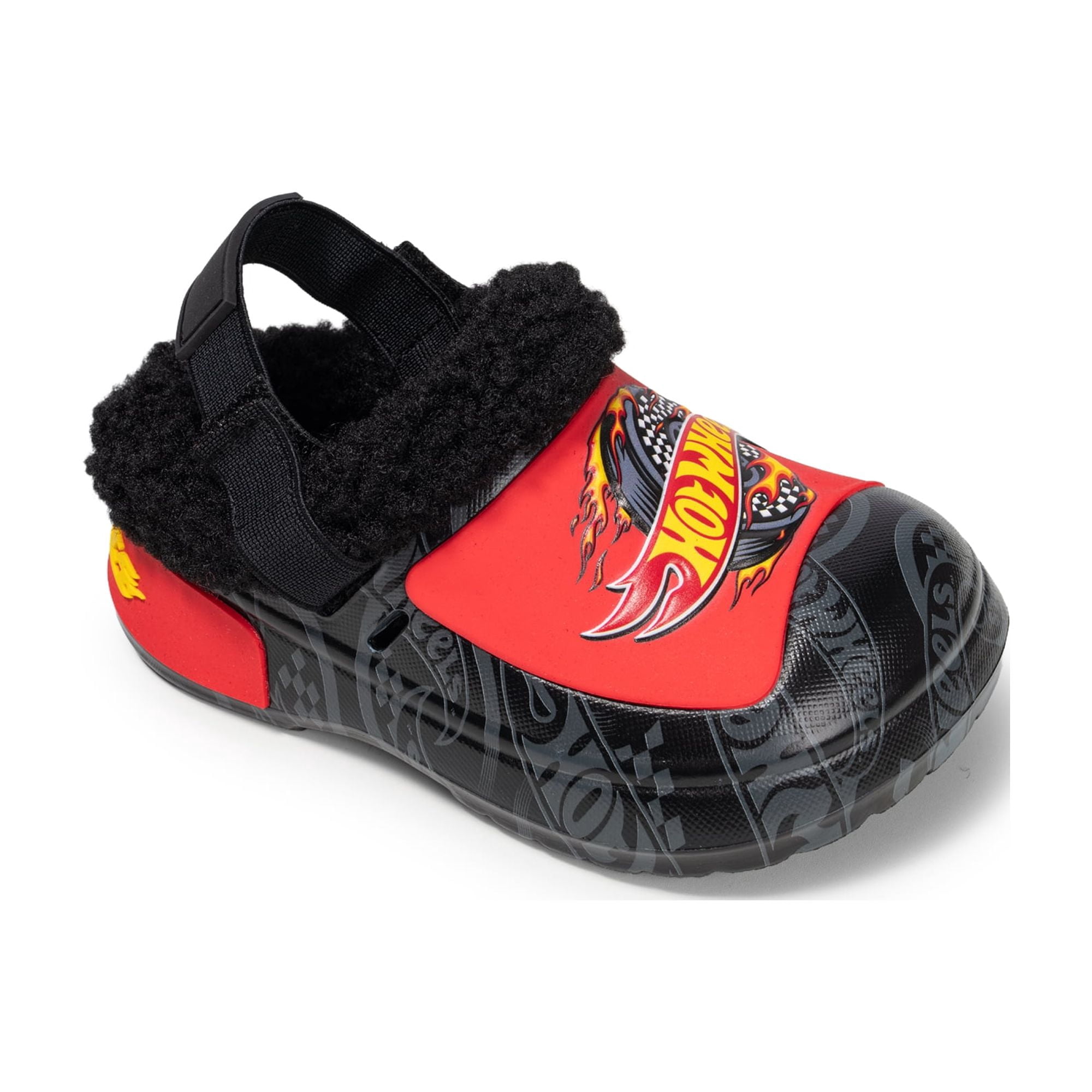 Hot Wheels Toddler Faux Fur Lined Clogs