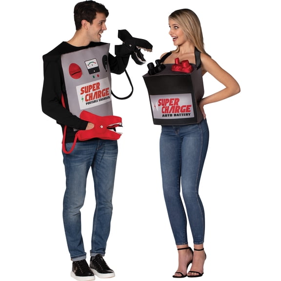 Battery Jumper Cables Couple