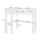 thumbnail image 3 of Costway Escritorio Angular Mesa para Estudiar Ordenador de Madera Pino Compacto con Cajón y Repisas Casa Oficina Blanco 105 x 71 x 76 cm, 3 of 9
