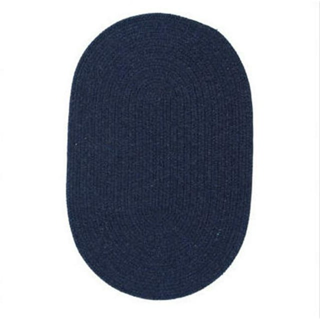 Wool Solids WL03R096X120 Wool Solids - Blue Moon 8 ft. x 10 ft. Rug