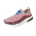 thumbnail image 2 of Zapatos de lona informales y cómodos con punta redonda para mujer, zapatillas con cordones para exteriores con tacón plano Wmkox8yii  hj789, 2 of 5