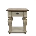 thumbnail image 2 of Beaumont Lane Table d'Extrémité à Deux Tons en Blanc Dover, 2 of 3