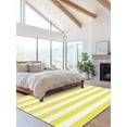 thumbnail image 2 of Yellow and Area Rug for Bedroom 5x7 Ft White Stripes Super Soft fuzzy Throw Rug Non-Slip Fluffy Plush Indoor Floor Carpet for Living Room Nursery Home Decor, 2 of 8