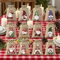 thumbnail image 2 of 12 Pcs Christmas Burlap Gift Bags, Small Treat Goody Bags with Drawstrings for Christmas, Featuring 12 Designs for Xmas and New Year Party Favors and Supplies, 2 of 4