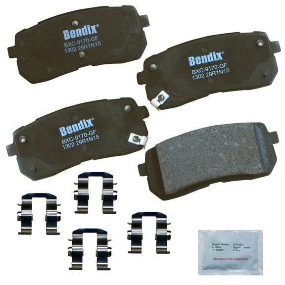 Bendix Brakes Disc Brake Pad Set Fits select: 2015-2019 KIA SEDONA, 2007-2012 HYUNDAI VERACRUZ
