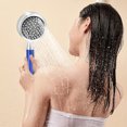 thumbnail image 6 of JingChun Space Aluminum Shower Nozzle，Pressurized Bathroom Faucet Shower Head， Water Heater Household Bath Shower Head Four-Point Universal Interface Removable and Easy To Clean, 6 of 8