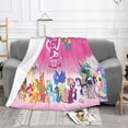 thumbnail image 2 of My Lit-Tle Pony Fleece Blanket Super Soft Cozy Throw Blanket Fuzzy Comfy Flannel Blanket Warm Plush Blankets And Throws For Couch, Sofa, Bed 40"X30", 2 of 7