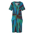 thumbnail image 3 of Vestido de fiesta holgado de Agave eléctrico para mujer elegante vestido de lujo de estilo coreano Vestidos de Noche de lujo, 3 of 6